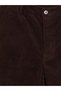 Brown Regular Fit Women's Velvet Trousers - 7