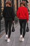 2-Piece Zero-Collar Winter Shardooned Unprinted Women'S/Men's Unisex Model - 2