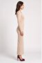 Women Solid Bodycon Dress, Beige - 3