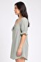 Women Micro Stripe Mini Dress, Multicolor - 3