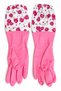 Long Sleeve Cleaning Gloves Floral Pattern Waterproof Dishwashing Gloves - 2