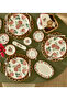 Rose Porcelain Bordered Presentation Plate Set (25 cm + 30 cm) - 6