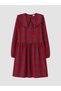 Esvab • Modern & Distinctive Checkered Embroidered Girls' Dress and Sweater - 3