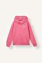 Zippered Printed Hooded Sweatshirt Cardigan for Girls I4904A826Au