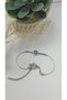 Navy Blue and White Beaded Evil Eye Figured Bracelet - 2