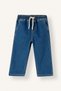 Elastic Waist and Lace-Up Jean Trousers for Baby Boy I2246A526Au