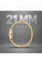 21 mm Mini Case, Yellow Bracelet Steel Cord,5 Atm Pool Sea Use, Women Wristwatch+Bracelet - 2