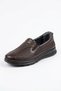 Reska strech buckled bone protruding genuine leather women's shoes brown skin - 5