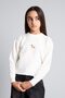 Crew Neck Embroidered Fuzzy Sweater for Girls H6857A826Au - 3