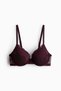 Padded underwired lace bra - 4