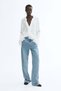Wide High Waist Jeans - 4