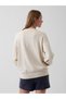 Men's Cream Relaxed Logo Intarsia Sweater - 4