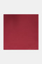 Logo Printed Cotton Viscose Scarf Tibetan Red
