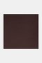 Patterned Cotton Viscose Scarf Dark Brown
