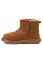 Children's suede fur-lined winter boots - 3