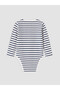 Zero Roba Collar Striped Baby Boy Snap Fastener Bodysuit 2-Pack for Style Seekers from Uzg Store - 6