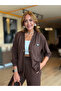 Women's modal fabric pattern detail cardigan and pants two-piece set - 6