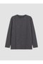Peak New Season Anthracite Crew Neck Women's T-Shirt - 5