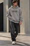 Men's Oversize Hooded Sweatshirt Reap Graphic Printed 3 Thread - 6