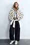 Zippered Plush Cardigan