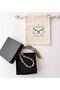 Tibetan Agate Gold Hematite Necklace - 4