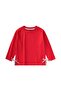 Seasonal T-Shirt with Slit Detail, Ages 2-10, Red
