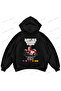 Troy Bayliss · Ducati 1098 R · 2008 Printed Black Oversize Boxy Hoodie Sweatshirt