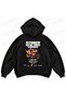 Casey Stoner · Honda Rc212V · 2011 Front and Back Printed Black Oversize Boxy Hoodie