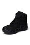 Casual Men's Black Genuine Leather Boots Lace-Up Serrated Non-Slip Sole Outdoor Shoes X03 - 4