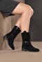 Torva Ankle Imported Accessory-Detail Women's Boots Black - 3