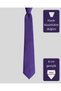 Square Patterned Classic Purple Tie – 8 cm Wide - 4