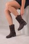 Torva Ankle Imported Accessory-Detail Women's Boots Brown - 3