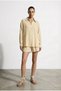 Women's Long Sleeve Oversize Shirt Gml01496 Yellow