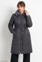 Hooded Quilted Smoked Coat