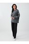 Anthracite Stitching Detailed Round Neck Relaxed Fit Knitwear Sweater - 2