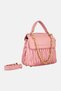 Women Brand Logo Handbag, Pink - 2