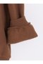 سترة سميكة للأولاد باللون البني مطبوع - 2