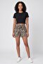 Women Allover Print Basic Short, Multicolor - 2