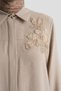 Appliqué Detailed Tunic Beige - 5