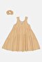Toddlers Girl 2 Pieces Stripe Casual Dress And Headband Set, Multicolor - 3