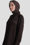 Appliqué Detailed Tunic Bitter Brown
