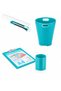 Turkuaz All-In-One Office Set Plastic Desktop Office Set All-In-One 12 Types - 3