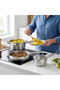 9-Piece Stainless Steel Cookware Set with Glass Lid - 8