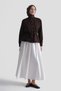 Tie-Waist Blouse Brown - 3