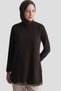 Chiffon Detailed Tunic Brown - 4