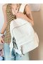 Girls Textured Backpack with Puller - 2