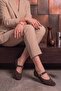 Marvi̇k Trok Detailled Women's Ballet Flats Brown - 2