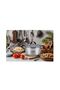 Stainless Steel Casserole with 2 lids 22cm - 3