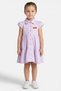 Toddlers Girl Embroidered Shirt Dress, Lavender