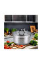 28cm Stainless Steel Casserole with Dual Lids | Induction Cooki - 3